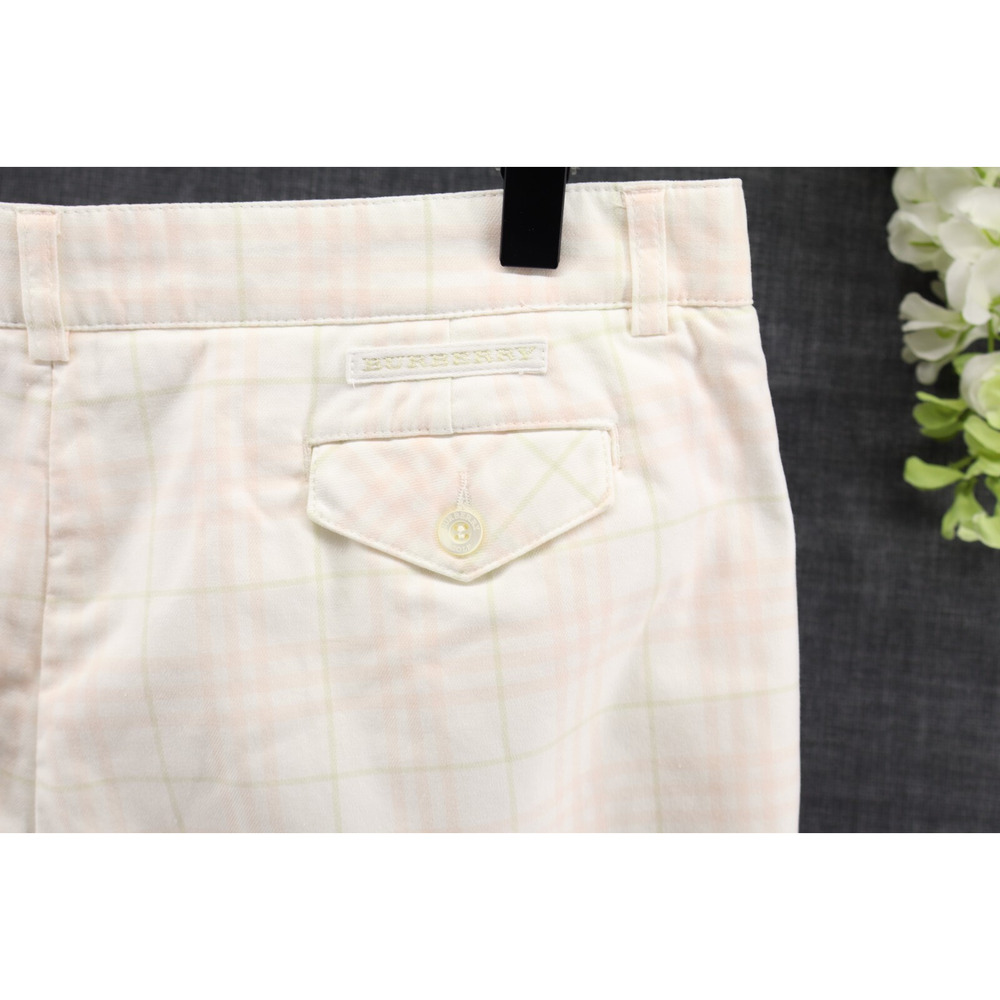Burberry Women's Golf Bermuda Pink Nova Check Knee-Length Sz 10 - Picture 4 of 12